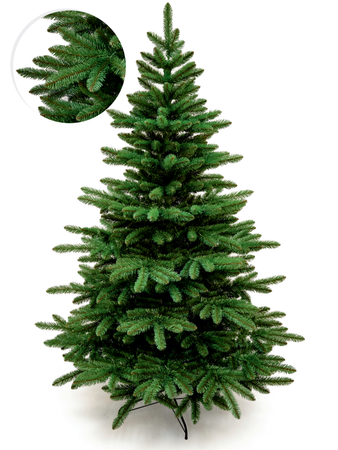 Choinka sztuczna Jodła Hiszpańska 250 cm PCV stojak metalowy