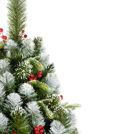 Choinka sztuczna Sosna Diamentowa PE z jarzębiną na pniu 180 cm