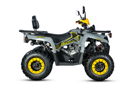 Quad Barton Discover 200 z Homologacją szary - Nowoczesny Quad Terenowy