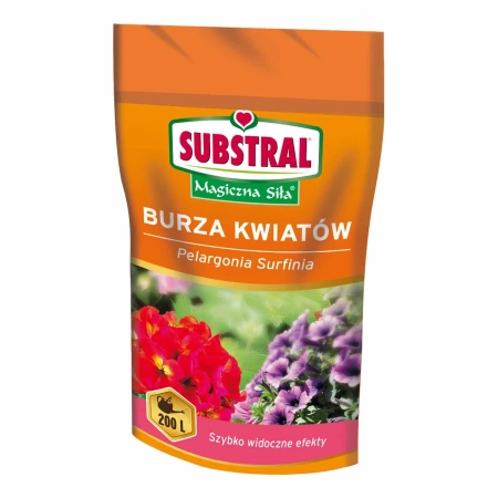 Nawóz do kwiatów balkonowych Burza kwiatów Magiczna Siła 200g Substral 