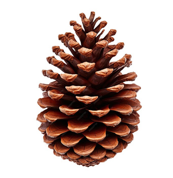Naturalna Duża Szyszka Sosny Pinii