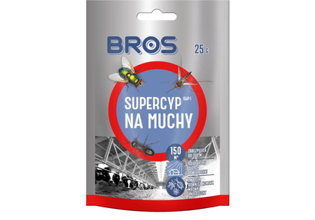 Bros Preparat do oprysku na muchy Supercyp 6WP 25 g 