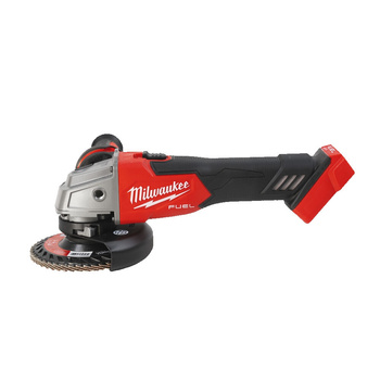 Szlifierka kątowa śr. 125 mm Milwaukee, M18 FSAG125X-0X, 18 V, FUEL™, włącznik suwakowy, w walizce, bez wyposażenia, 4933478428