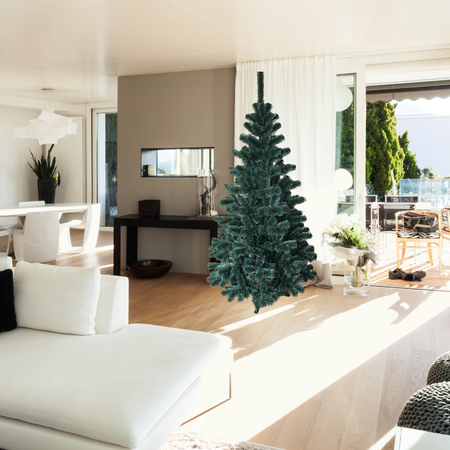 Choinka sztuczna Sosna Białe Końce 220 cm Gęsta Tradycyjna Choinka