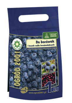 Nawóz Ogród 2001 do borówki amerykańskiej  i kwasolubnych 1kg