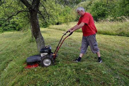 Kosiarka rotacyjna jednobębnowa do wysokich traw i zarośli Dakr Tekton Briggs & Stratton 675 EXi