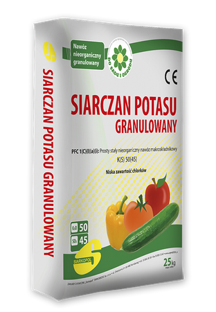 Nawóz 2001 Siarczan Potasu Granulowany 25 kg 