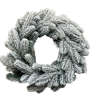 Wianek Bożonarodzeniowy "Zimowa Elegancja" 50 cm – 100% PE