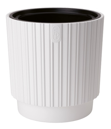 Doniczka Osłonka Mika Cyli + Wkład Mika Cyli 30 biały