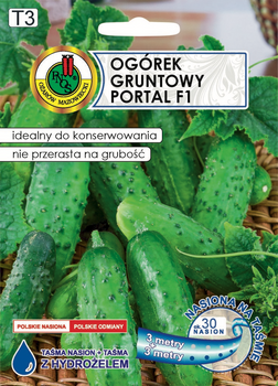 Ogórek 'Portal' F1 na taśmie – średnio wczesna odmiana gruntowa do konserwowania