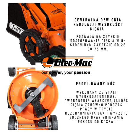 OLEO-MAC GMC 53 THX ALLROAD4 Kosiarka spalinowa Honda GCVx170 51cm z napędem 66079173E5 – Oficjalny Dystrybutor