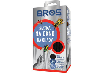 Bros Siatka na okno 150x180 cm czarna