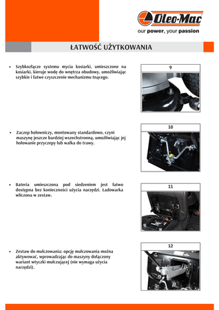 Traktorek Oleo-Mac OM 93/16K traktorek ogrodowy kosiarka samojezdna spalinowa do trawy Hydrostatic premium 92cm / 16KM Premium 68179001 OGRODY Oficjalny dystrybutor Autoryzowany sklep i serwis Oleo-Mac