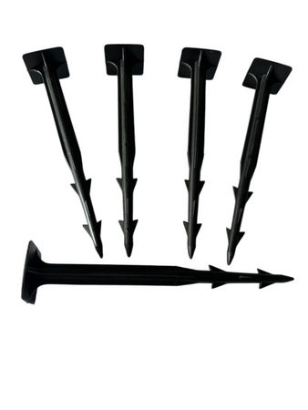 Kołki plastikowe do agrotkanin, agrowłókniny i obrzeży 50 szt