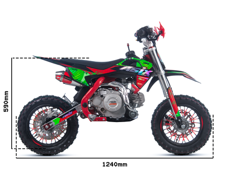 Cross DK60 ASIX 10/10 Auto e-Start Niebiesko-Limonkowy idealny wybór dla miłośników offroadu