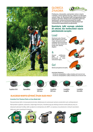 Kosa Oleo-Mac BC 400 T PROFI Wykaszarka Podkaszarka Podcinarka Trymer 2,5 KM PREMIUM 61429002E2 OGRODY Oficjalny dystrybutor Autoryzowany dealer i serwis Oleo-Mac