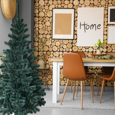 Choinka sztuczna Sosna Białe Końce 220 cm Gęsta Tradycyjna Choinka