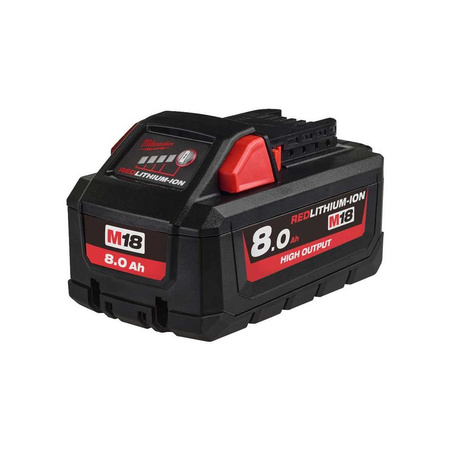 Akumulator Bateria Milwaukee M18™ HIGH OUTPUT™ M18 HB8, Li-ion 18 V, 8.0 Ah