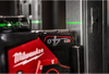 Laser 3-płaszczyznowy Milwaukee M12 3PL-0C 360° z zieloną wiązką 12 V, bez wyposażenia