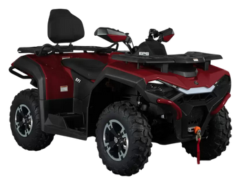 Quad Hisun Guardian 550 bordowy Lekki ciągnik rolniczy