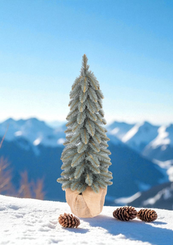 Choinka sztuczna Świerk Srebrny Smukły 80 cm