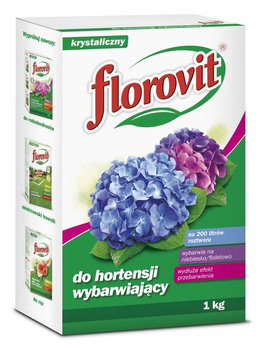 Florovit nawóz wybarwiający do hortensji 1 kg Inco