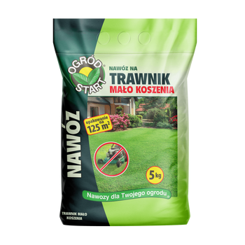 Ogród Start Nawóz do trawników Mało Koszenia 5 kg – zdrowy trawnik bez częstego koszenia