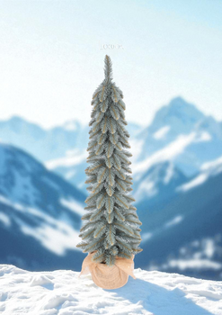 Choinka sztuczna Świerk Srebrny Smukły 145 cm