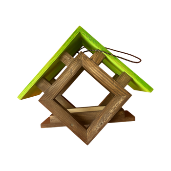 Drewniany karmnik zimowy dla ptaków 32x35 cm