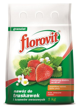 Florovit nawóz do truskawek i krzewów owocowych worek 1 kg Inco