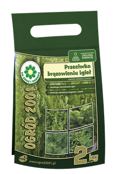 Nawóz Ogród 2001 przeciwko brązowieniu igieł 2 kg