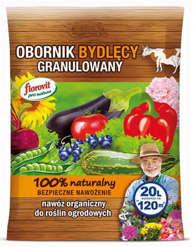 Florovit pro natura obornik granulowany bydlęcy worek 20 L Inco