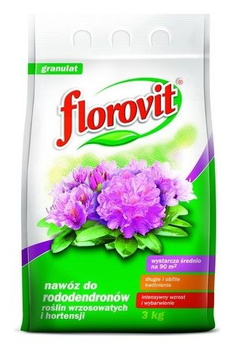 Florovit nawóz do rododendronów roślin wrzosowatych i hortensji 3kg Inco
