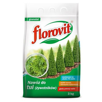 Florovit nawóz do tui (żywotników) worek 3 kg Inco