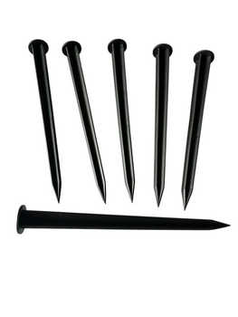 Kołki plastikowe do agrotkanin, agrowłókniny i obrzeży 16 szt