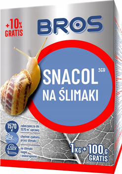 BROS Snacol 3GB trutka, preparat, środek, zwalcza ŚLIMAKI 1,1 kg 