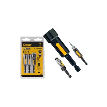 DT7460-QZ nasadka magnetyczna 8/10/13mm 3 szt DEWALT 