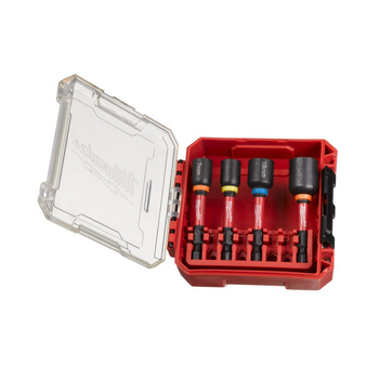 Zestaw nasadek udarowych magnetycznych Shockwave 6-kątnych Milwaukee, 4932492445, 7 - 13 mm (4 szt.)