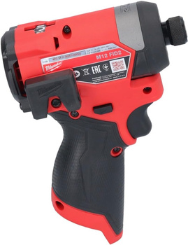 Subkompaktowa zakrętarka udarowa 1/4" HEX 12 V Milwaukee M12 FID2-0, FUEL™, bez wyposażenia