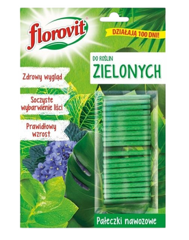 Florovit pałeczki nawozowe do roślin zielonych 20 szt. 100 dni Inco 