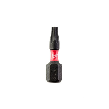 Bit udarowy Shockwave do śrub Torx Milwaukee, 4932430872, TX15 x 25 mm (2 szt.)