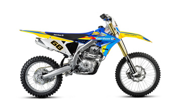 Motor Cross Barton NXT 125 żółto-niebieski  Najlepszy Cross Bike Terenowy dla Początkujących Off-Roadowców